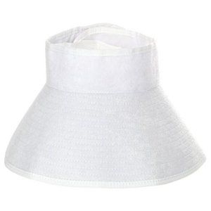 Women's Terry Cloth Sun Visor - White